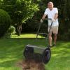 imageGoplus 24 inch Compost Spreader for Lawn Lightweight Metal Mesh Lawn Roller Double Side Latches for Topdressing ampamp Seedling Fertilizer Topsoil Peat Moss Spreader Roller Garden Yard Care GreenBlack