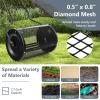 imageGoplus 24 inch Compost Spreader for Lawn Lightweight Metal Mesh Lawn Roller Double Side Latches for Topdressing ampamp Seedling Fertilizer Topsoil Peat Moss Spreader Roller Garden Yard Care GreenBlack