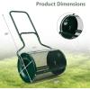 imageGoplus 24 inch Compost Spreader for Lawn Lightweight Metal Mesh Lawn Roller Double Side Latches for Topdressing ampamp Seedling Fertilizer Topsoil Peat Moss Spreader Roller Garden Yard Care GreenGreen