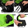 imageGoplus 2in1 Lawn Dethatcher and Scarifier 3 Level Depth Adjustable Weeder w 11 Gallon Collection Bag ampamp 2 Removable Blades 13Inch 12 Amp Corded Electric Scarifier for Garden ampamp YardGreen