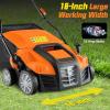 imageGoplus 2in1 Lawn Dethatcher and Scarifier 3 Level Depth Adjustable Weeder w 11 Gallon Collection Bag ampamp 2 Removable Blades 13Inch 12 Amp Corded Electric Scarifier for Garden ampamp YardOrange