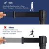 imageGoplus 6Pcs Stanchion Post Crowd Control Rope Barrier with 63 Foot Retractable Belt Plastic Stanchion Set Queue Pole 36 Height Easy Connect Assembly