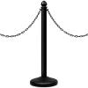 imageGoplus 6pcs Plastic Stanchion Set Safety Stanchion Barrier Posts Queue Line Pole with 40 Link Chain ampamp CHooks Outdoor and Indoor Crowd Control Barriers Easy Connect Assembly