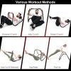 imageGoplus AB Fitness Crunch Portable Abdominal Machine Workout Exerciser for Core Strength Muscle Training Sit Up AB Trainer for Home Office GymBlack