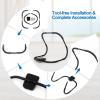 imageGoplus AB Fitness Crunch Portable Abdominal Machine Workout Exerciser for Core Strength Muscle Training Sit Up AB Trainer for Home Office GymBlack