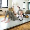 imageGoplus AB Fitness Crunch Portable Abdominal Machine Workout Exerciser for Core Strength Muscle Training Sit Up AB Trainer for Home Office GymWhite