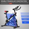 imageGoplus Adjustable Exercise Bike Stationary bike Indoor Cycle Bike with Heart Rate Sensors LCD Display Professional Exercise Bike for Home and Gym Use