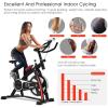 imageGoplus Adjustable Exercise Bike Stationary bike Indoor Cycle Bike with Heart Rate Sensors LCD Display Professional Exercise Bike for Home and Gym Use