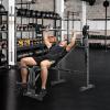 imageGoplus Adjustable Olympic Weight Bench Barbell Rack Set Foldable Workout Bench Press Set with Leg Developer Squat Rack Home Gym Flat Incline Decline Weight Lifting Strength Training