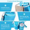 imageGoplus Beach Chair 2 Pack 330lbs Folding Backpack Beach Chairs for Adults with 5 Positions Storage Pockets Towel Bar ampamp Headrest Foldable Low Beach Lounge Portable Aluminum Lay Flat Camping ChairSky Blue