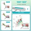 imageGoplus Beach Chair 2 Pack 330lbs Folding Backpack Beach Chairs for Adults with 5 Positions Storage Pockets Towel Bar ampamp Headrest Foldable Low Beach Lounge Portable Aluminum Lay Flat Camping ChairColourful