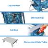 imageGoplus Beach Chair Folding Backpack Beach Chairs for Adults with 5 Positions Head Pillow Cooler Bag Towel Bar Cup Holders Sunbath Sling Tanning Lounge Foldable Layout Camping ChairsNavy