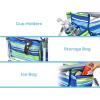 imageGoplus Beach Chair Folding Backpack Beach Chairs for Adults with 5 Positions Head Pillow Cooler Bag Towel Bar Cup Holders Sunbath Sling Tanning Lounge Foldable Layout Camping ChairsBluegreen