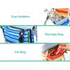 imageGoplus Beach Chair Folding Backpack Beach Chairs for Adults with 5 Positions Head Pillow Cooler Bag Towel Bar Cup Holders Sunbath Sling Tanning Lounge Foldable Layout Camping ChairsMulti Color