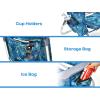 imageGoplus Beach Chair Folding Backpack Beach Chairs for Adults with 5 Positions Head Pillow Cooler Bag Towel Bar Cup Holders Sunbath Sling Tanning Lounge Foldable Layout Camping ChairsNavy