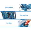 imageGoplus Beach Chair Folding Backpack Beach Chairs for Adults with 5 Positions Head Pillow Cooler Bag Towel Bar Cup Holders Sunbath Sling Tanning Lounge Foldable Layout Camping ChairsNavy
