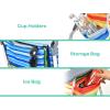 imageGoplus Beach Chair Folding Backpack Beach Chairs for Adults with 5 Positions Head Pillow Cooler Bag Towel Bar Cup Holders Sunbath Sling Tanning Lounge Foldable Layout Camping ChairsMulti Color