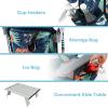 imageGoplus Beach Chair Folding Backpack Beach Chairs for Adults with 5 Positions Head Pillow Cooler Bag Towel Bar Cup Holders Sunbath Sling Tanning Lounge Foldable Layout Camping ChairsPalm Tree Green