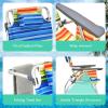 imageGoplus Beach Chair Folding Backpack Beach Chairs for Adults with 5 Positions Head Pillow Cooler Bag Towel Bar Cup Holders Sunbath Sling Tanning Lounge Foldable Layout Camping ChairsMulti Color