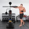 imageGoplus Boxing Speed Trainer Freestanding Punching Bag 360 Spinning Bar with 2 Reflex Speed Balls Shock Absorbers Fillable Base Height Adjustable Boxing Training Equipment for Teens Adults