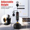 imageGoplus Boxing Speed Trainer Freestanding Punching Bag 360 Spinning Bar with 2 Reflex Speed Balls Shock Absorbers Fillable Base Height Adjustable Boxing Training Equipment for Teens Adults