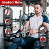 imageGoplus Cable Machine Attachment Set 4PCS 5PCS LAT Pulldown Attachments wVShaped Press Down Handle Tricep Rope Double D Handle Weight Machine Accessories for Home Gym4PCS