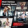 imageGoplus Cable Machine Attachment Set 4PCS 5PCS LAT Pulldown Attachments wVShaped Press Down Handle Tricep Rope Double D Handle Weight Machine Accessories for Home Gym4PCS