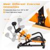 imageGoplus Core ampamp Abdominal Trainers Twister Trainer Ab Exercise Machine Height Adjustable Incline Workout Equipment Ab Rocket ExerciserYellow