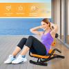 imageGoplus Core ampamp Abdominal Trainers Twister Trainer Ab Exercise Machine Height Adjustable Incline Workout Equipment Ab Rocket ExerciserYellow