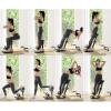 imageGoplus Deep Squat Machine 8in1 Sissy Squat Fitness Equipment Functional Core Workout Training Sit Up ampamp Push Up Leg Exerciser with AntiSkid Measures Soft PVC Cover Handy Wheels YellowampampBlack