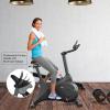imageGoplus Exercise Bike Magnetic Resistance Stationary Bike with Builtin Safe Flywheel Comfortable Seat Cushion LCD Monitor Phone Holder Belt Drive Indoor Cycling Bike for Home Gym Cardio Workout