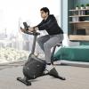 imageGoplus Exercise Bike Magnetic Resistance Stationary Bike with Builtin Safe Flywheel Comfortable Seat Cushion LCD Monitor Phone Holder Belt Drive Indoor Cycling Bike for Home Gym Cardio Workout