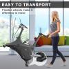 imageGoplus Exercise Bike Magnetic Resistance Stationary Bike with Builtin Safe Flywheel Comfortable Seat Cushion LCD Monitor Phone Holder Belt Drive Indoor Cycling Bike for Home Gym Cardio Workout