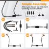 imageGoplus Fitness AB Trainer Folding Abdominal Machine with Padded HeadNeck Support Sit Up Training Assistant Exercise Crunch Trainer Workout Exerciser for Home Gym Office