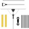 imageGoplus Floating Weed Lake Rake 36quot Aluminum Multifunctional Detachable Landscape Rake with Extension Handle 20 FT Rope and Float Weed ampamp Algae Removal of Leaves Floating Scum Aquatic
