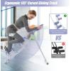 imageGoplus Foldable Core Abdominal Trainer AB Workout Machine Exercise Equipment with 4 Adjustable Heights LCD Monitor Waist Trainer Ab Cruncher Strength Training Equipment for Home Gym Fitness