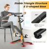 imageGoplus Foldable Pedal Exerciser for Seniors Hand Arm Leg Knee Physical Therapy Exercise Bike wAdjustable Height Handgrip Resistance Band Recovery Home Workout Equipment for Elderly