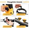 imageGoplus Foldable Pedal Exerciser for Seniors Hand Arm Leg Knee Physical Therapy Exercise Bike wAdjustable Height Handgrip Resistance Band Recovery Home Workout Equipment for Elderly