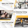 imageGoplus Foldable Pedal Exerciser for Seniors Hand Arm Leg Knee Physical Therapy Exercise Bike wAdjustable Height Handgrip Resistance Band Recovery Home Workout Equipment for Elderly