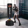 imageGoplus Freestanding Punching Bag 220LBS Heavy Boxing Bag with Gloves Shock Absorber 12 Suction Cup Base Kickboxing Bag with Stand for Adults Youth Men Women Home Gym68 Height