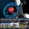 imageGoplus Indoor Exercise Cycling Bike 330LBS Capacity Stationary Bike W Smooth Belt Drive Heart Rate LCD Monitor Adjustable Comfortable Cushion Handlebar Nearsilent Cardio Workout Bike for Office Home Gym