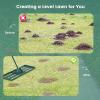 imageGoplus Lawn Leveling Rake 30quot x 10quot Heavy Duty Level Lawn Tool w Ergonomic Handle for Soil EffortSaving Landscape Rake for Garden Backyard Golf Course Farm Pasture Black30 x 10  Green