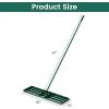 imageGoplus Lawn Leveling Rake 30quot x 10quot Heavy Duty Level Lawn Tool w Ergonomic Handle for Soil EffortSaving Landscape Rake for Garden Backyard Golf Course Farm Pasture Black36 x 10  Green