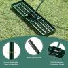 imageGoplus Lawn Leveling Rake 30quot x 10quot Heavy Duty Level Lawn Tool w Ergonomic Handle for Soil EffortSaving Landscape Rake for Garden Backyard Golf Course Farm Pasture Black36 x 10  Green