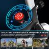 imageGoplus Magnetic Stationary Bike Indoor Exercise Cycling Bike Smooth Belt Drive WHeart Rate LCD Monitor Full Adjustment Nearsilent Home Cardio Workout