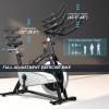 imageGoplus Magnetic Stationary Bike Indoor Exercise Cycling Bike Smooth Belt Drive WHeart Rate LCD Monitor Full Adjustment Nearsilent Home Cardio Workout