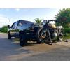 imageGoplus Motorcycle Hitch Carrier  600LBS Heavy Duty Carrier with Loading Ramp Ratchet Straps Fit Up to 75 Wide Tire