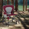 imageGoplus Outdoor Rocker Camping Chairs for Adults Portable Folding Chair wDual Springs Padded Back Cup Holder Storage Pocket HeavyDuty Rocking Arm Chair for Beach Lawn Travel Fishing2BlackWine