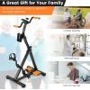 imageGoplus Pedal Exercise Bike for Seniors Adjustable Hand Arm Leg Knee Exercise Equipment wLCD Monitor Resistance Band Foot Massage Roller Recovery Physical Therapy Home Pedal Exerciser for Elderly
