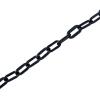 imageGoplus Plastic Chain Safety Barrier 125 FT Plastic Barrier Chain UV Protected Weatherproof for Crowd Control Industrial Purposes Decoration Queue LineBlackBlack
